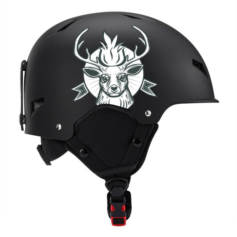Kids Ski Helmet With Cartoon Safety Head Protection Winter Warm Half Children Ages 3-12