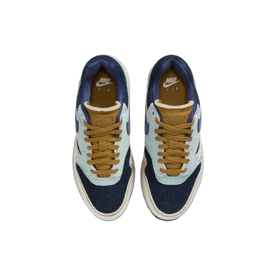 Nike Женские кроссовки Air Max 1 87 Aura Blue Midnight-Navy Pale-Ivory FQ8900-440