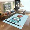 3D  HANGYODON cartoon rug, suitable for living room, bedroom, kitchen, doorway, children's non-slip floor mat, birthday gift-01
