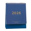 2026 Desk Calendar Retro Style Thick Paper Time Management Planner Home Office School Daily Schedule Planner