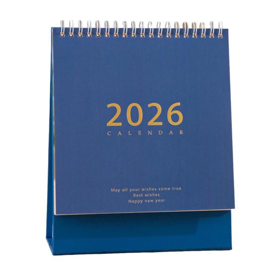 2026 Desk Calendar Retro Style Thick Paper Time Management Planner Home Office School Daily Schedule Planner