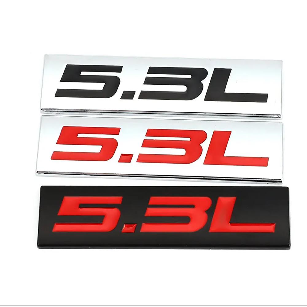 5.0L 5.3L 5.7L Energy Emblem Trunk Sticker Decal For CHEVROLET FORD DODGE TOYOTA HONDA GMC ld2