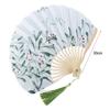 Gift Home Decoration Handicrafts Sea Shell Shape Dance Fan Folding Fan Photography Prop Hand Fan