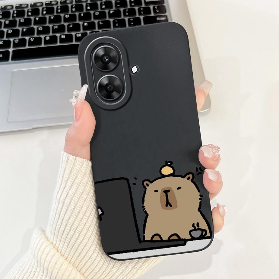 Чехол для Realme Note 60 Narzo N61 Милый Забавный Мультяшный Чехол Мягкий Силиконовый Чехол для Телефона Для Realme Note 50 Note50 Note60 Чехол Coque