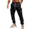 Men's Overalls Drawstring  Multi Pocket Casual Pants Hiking Pants Cotton Twill Pants