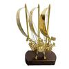 Brass and Wooden Handcrafted Nautical Marine Sailing Ship Decorative and Gifting Showpiece Royal Navy