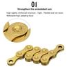 Gold Silver Bicycle Chain 8 9 10 11 12 Speed Cycling Accessories New MTB Road Bike Chains