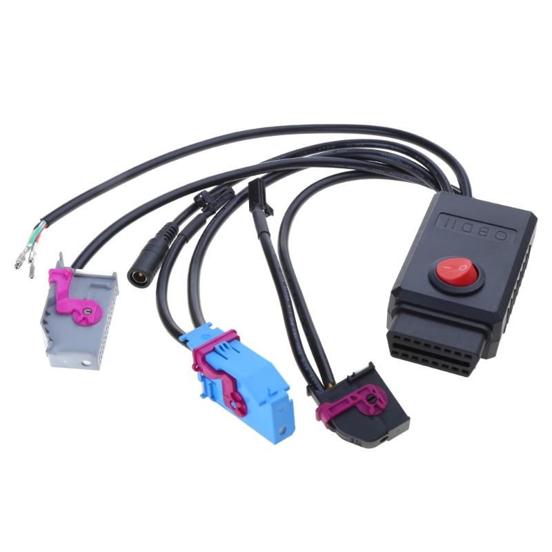 Эффективный кабель MQB Cluster 12 В, силовой тестовый кабель, универсальный тестовый кабель 12 В, прочный для приборных панелей транспортных средств