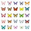 50 Pictures of Various Flower Butterfly Colorful Butterfly Graffiti Stickers Cute and Good-looking Children's Water Cup Decoration