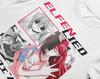 Унисекс Футболка с персонажем Lucy из аниме Elfen Lied, Nyu, Kaede, Манга Ваифу, Хоррор Аниме