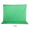 3x3m Green Screen Backdrop Non Reflective Green Screen Background Cloth for Video Photographic Studio Streaming