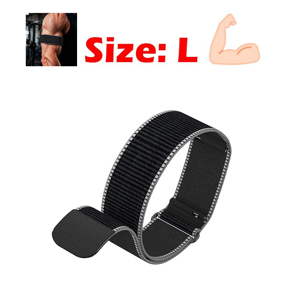 Ремешок для бицепса для Amazfit Helio Strap Спортивная замена Регулируемый Мягкий Нейлон Кожаный Браслет Наручный ремешок для бицепса для Amazfit Helio Strap