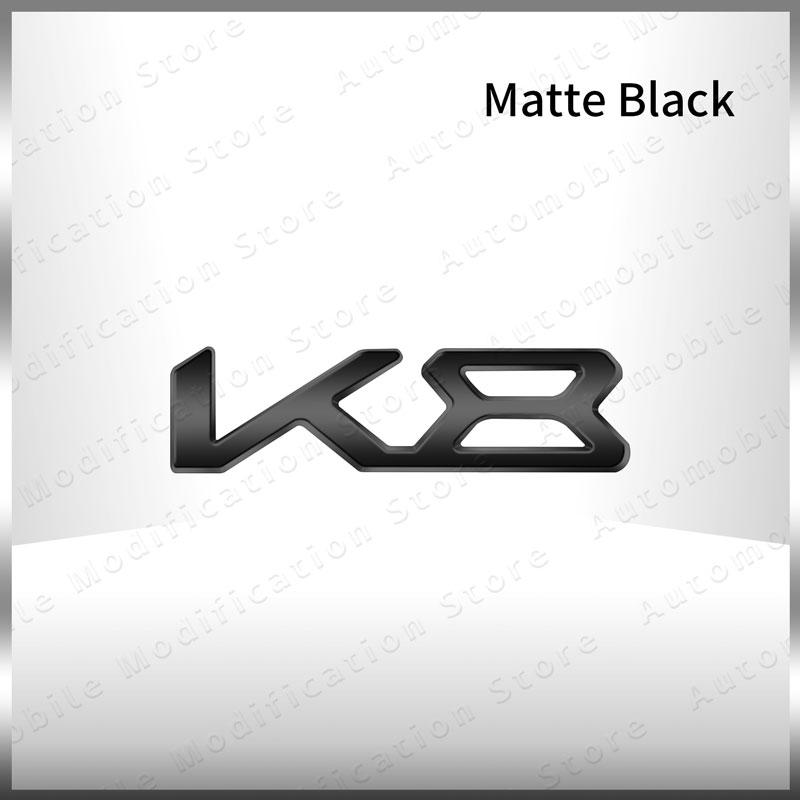 New Auto Exterior K3 K5 K8 Emblem Fender Rear Trunk Body Badge Sticker For Kia Forte Ceed Cerato RIO 2 3 4 Sorento Sportage rdxbt90
