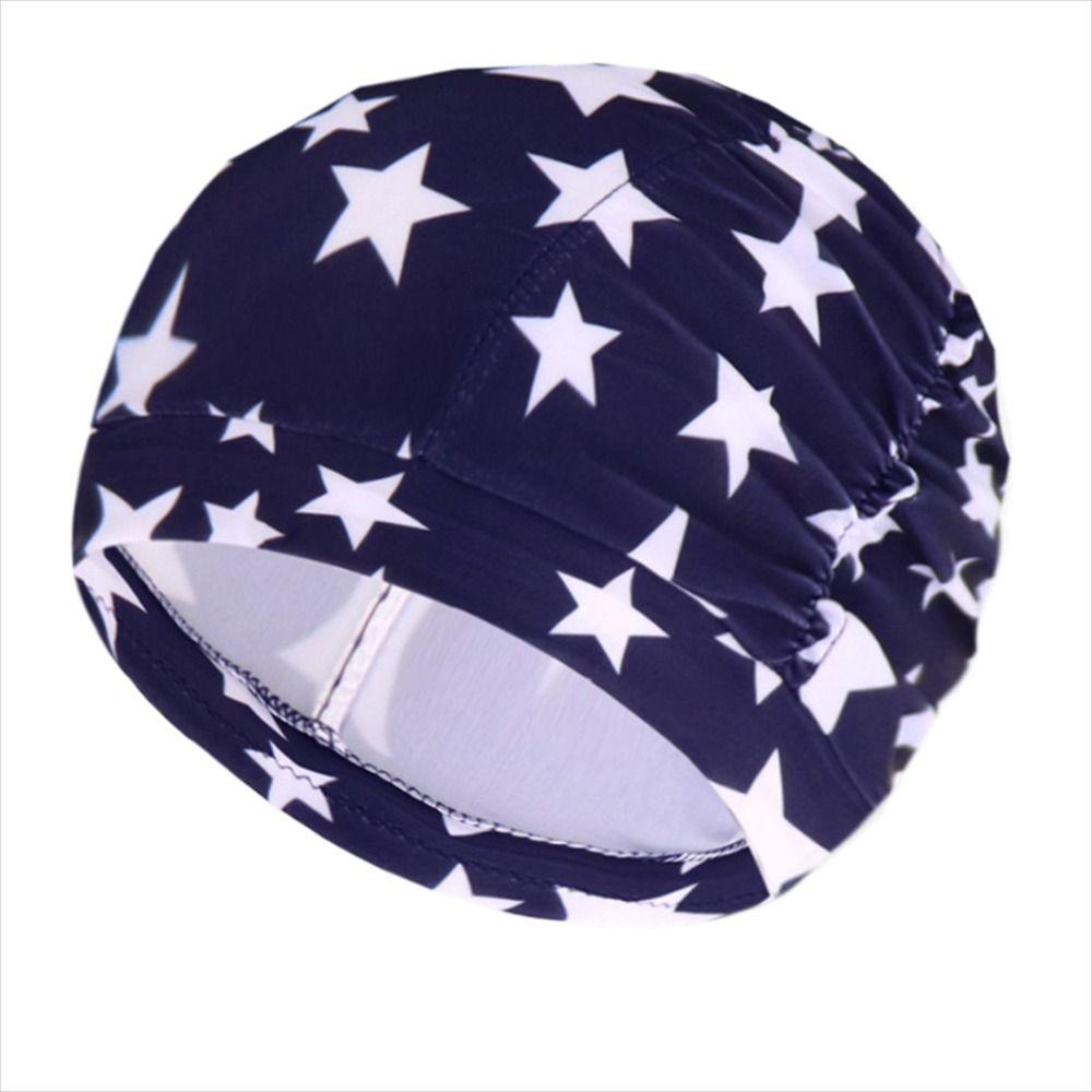 Шапочка для плавания с принтом цветов, высокая эластичность, для длинных волос, шапочка для дайвинга, шапочка для плавания, шапочка для бассейна