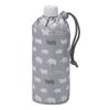 Torne PET Bottle Cover Holder Case, Insulates Cold and Hot Water, 500ml Capacity, Animal Design, Gray, P-3216