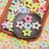 500g/Bag About360-700pcs Colorful Flower Starfish DIY Beads DIY Accessories Jewelry Beads Acrylic Hollow Out Loose Beads