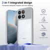 Для Xiaomi Poco F8 Pro 5G Чехол Ударопрочный силиконовый бампер с воздушной подушкой Прозрачная матовая задняя крышка Жесткий чехол для телефона для Poco F8Pro 2025