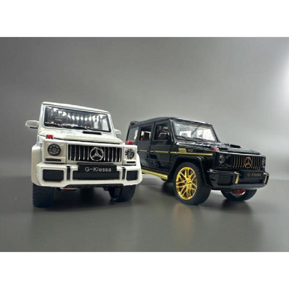 Mercedes-Benz G-Wagen 1:Литой металлический модельный автомобиль в масштабе 24 - Черный