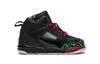 Jordan Spizike BT Устойчивые к скольжению Амортизирующие Износостойкие Высокие Кроссовки для Малышей Черный Красный Зеленый Младенцы и Малыши 317701-026