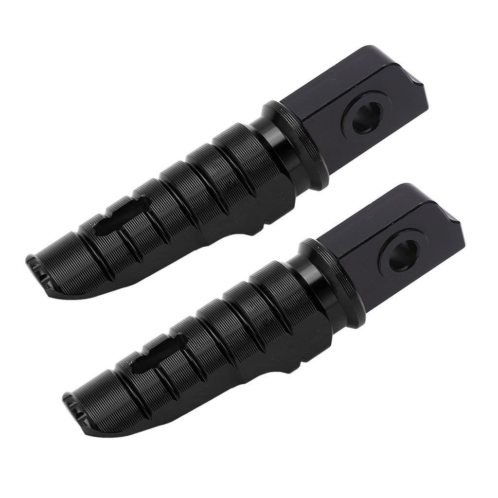 2pcs Motorcycle Front Footpeg Footrest T6063 Aluminum Alloy Anti Slip Rustproof Replacement for Aprilia GPR125