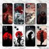 Чехол Funda для Apple iPhone 14 11 13 12 Pro 7 XR X XS Max 8 Plus 6 6S 14Pro с рисунком тушью в стиле японского самурая