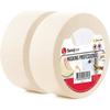 Малярный скотч общего назначения 50 мм x 50 м | 2 рулона для маскировочных и декоративных работ по внутренней покраске[719]