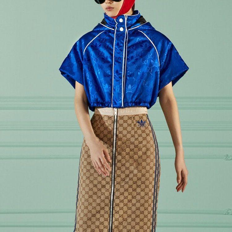 Gucci X Adidas Originals Куртки и пальто Женские Синие 714856-ZALFR-4153