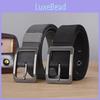 Alloy Buckled Zinc Canvas Belt With Versatile Style For Men Work And Travel