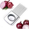 Stainless Steel Onion Cut Holder for Slicing Vegetable Slicer Cutter for Potato Tomato Lemon Kitchen Chopper Assistant Tool Meat Tenderizer