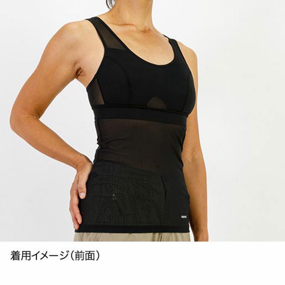 Топ-майка Finetrack Dry Layer Cool (Женский) / FUW0824 (JP, Алфавит, S, BK)