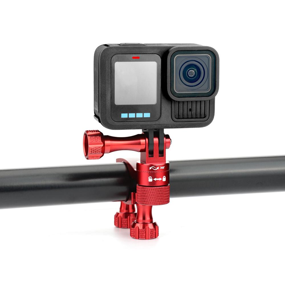 Крепление-зажим для экшн-камер GoPro DJI на велосипед и мотоцикл