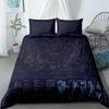 Gothic Bats Black Duvet Cover Set King Queen Double Full Twin Single Size Duvet Cover Pillow Case Bed Linen Set