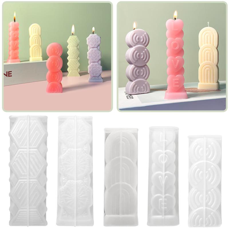 Abstract Art Gifts Craft Romantic Aromatherapy Candle Mold Decorative Multiple Styles Ornament Silicone DIY Accessories