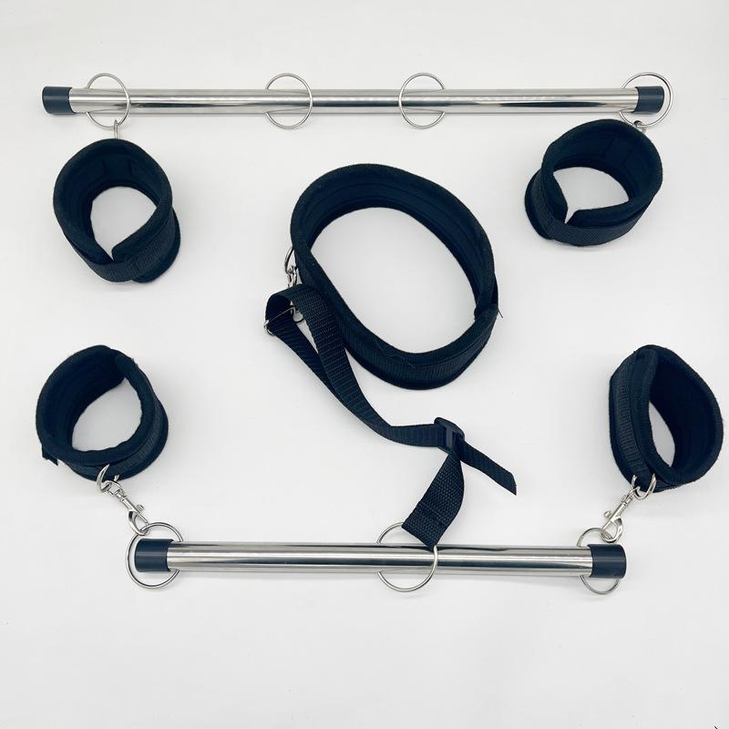 BDSM Распорка для пар Секс-игрушки, Ограничители для бондажа с регулируемыми наручниками