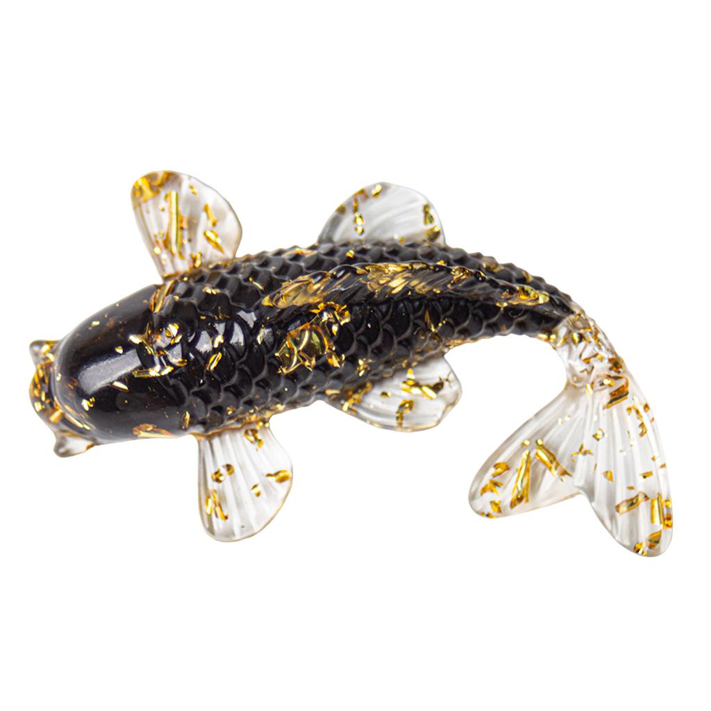 6 см Украшения Кои Ручной работы Кристальная Капля Клея Украшение Кои Для Автомобиля Офиса Стола Шкафа Чайного Столика Креативное Рыбное Украшение