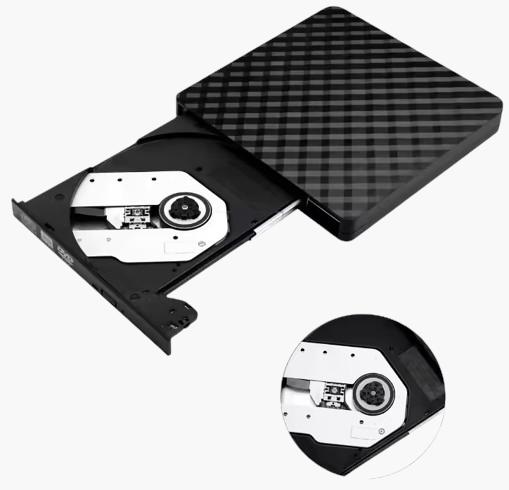 External Cd/Dvd Drive Compatible With Usb-C Pc/Laptop