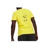 Puma Pokemon Collaboration Series Sprite Pattern Print Round Neck Short Sleeve T-Shirt Men Tops Yellow 537774-98