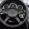 Чехол на руль для Mercedes Benz C-Class W204 2007 - 2011, детали интерьера, ручная строчка, черная искусственная ПУ-кожа