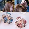 Fashion Women Gifts Crystal Rhinestone Claw Barrette Hair Clip Claw Mini Butterfly Hairpins