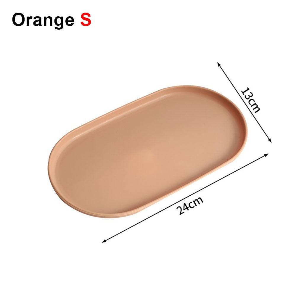 1Pcs Stackable Dessert Tray Smooth Edge Food Serving Tray New Fruit Plate for Home Kitchen