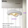 Nordic New Wabi-Sabi Cream Restaurant LED Chandelier Minimalist  Bedroom Bar Table Suspend Lamp Homestay Deco Cafe Hanging Light