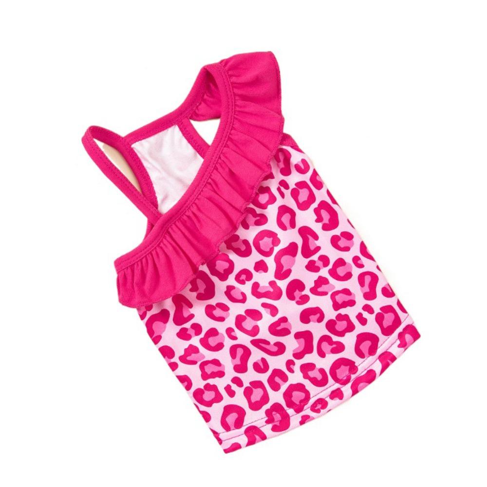 Cartoon Pattern Pet Summer Clothes Soft Cat Suspender Skirt  for Puppy Small Animal