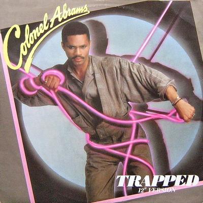 12-дюймовая пластинка COLONEL ABRAMS Trapped 12 Version MCAT997 MCA Records 1985 UK Dance Electronica Б/у