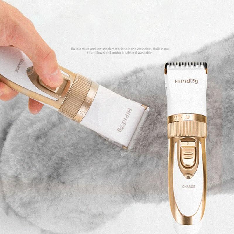 Электрическая машинка для стрижки домашних животных, 5 режимов, регулируемый триммер для волос для собак