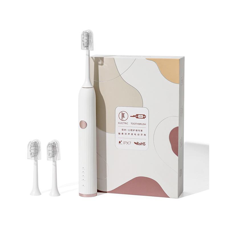 Electric Toothbrush, Couple Rechargeable Automatic Intelligent Adult Soft-bristled Sonic Toothbrush