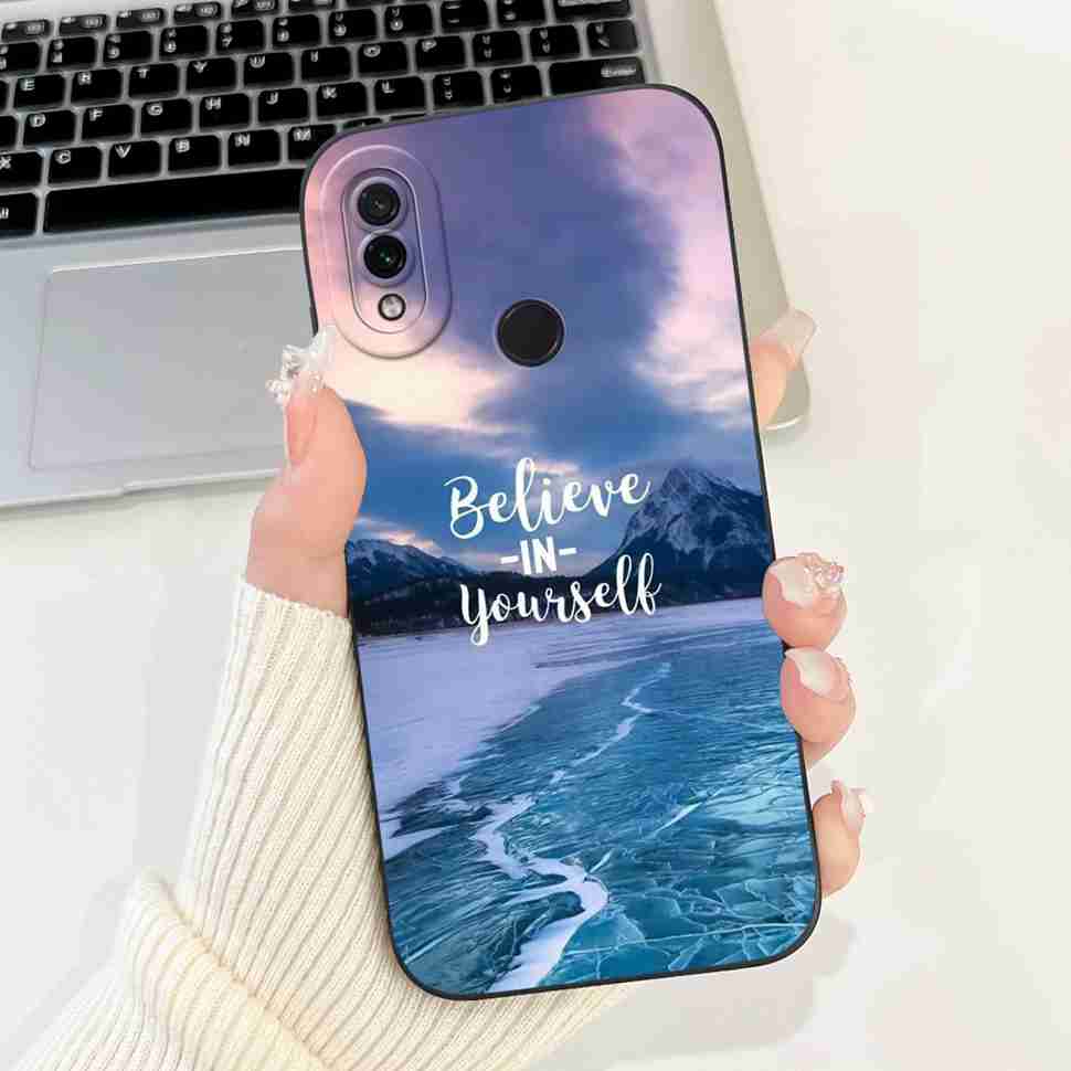 For Xiaomi Redmi Note 7 6.3" Casing Cute Cartoon Shockproof Back Cover For Redmi Note 7 note7 Flower Soft Silicone Phone Cases