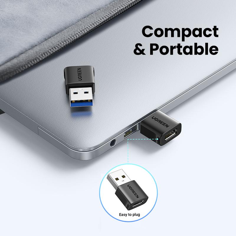 UGREEN USB 3.1 Type C OTG Adapter USB A Male to USB C Female Cable Converters For Macbook Samsung S10 Huawei USB To Type-c OTG 3