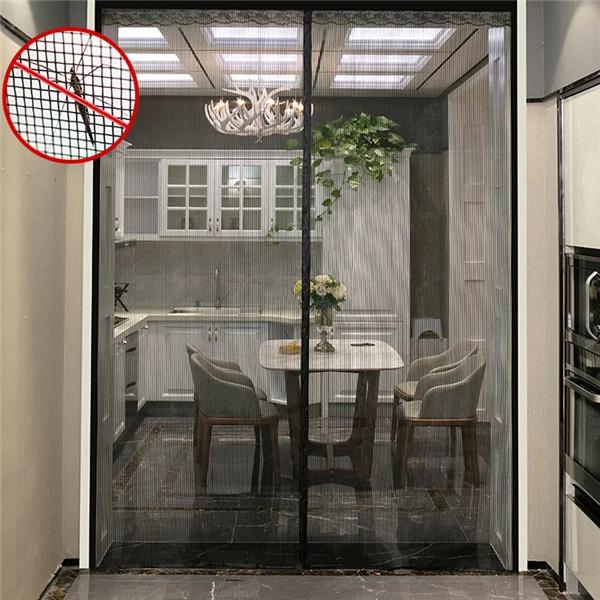 2024 Summer Big Size Door Mesh Curtain Anti-mosquito Nets for Doors Kitchen Curtains Mesh Magnets Separators Screens
