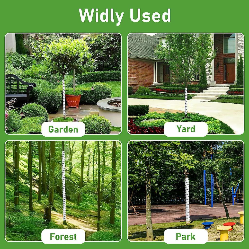 1 большой+1 маленький чехол для ствола дерева пластиковая обертка для ствола дерева защитные коры для труб