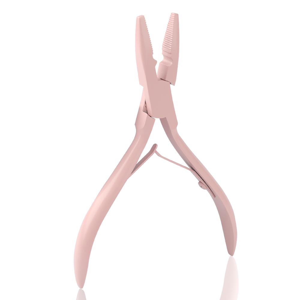 Инструмент для утка, плоскогубцы для нанесения микроколец, инструмент, микробусины, ближе, плоскогубцы для наращивания волос из нержавеющей стали